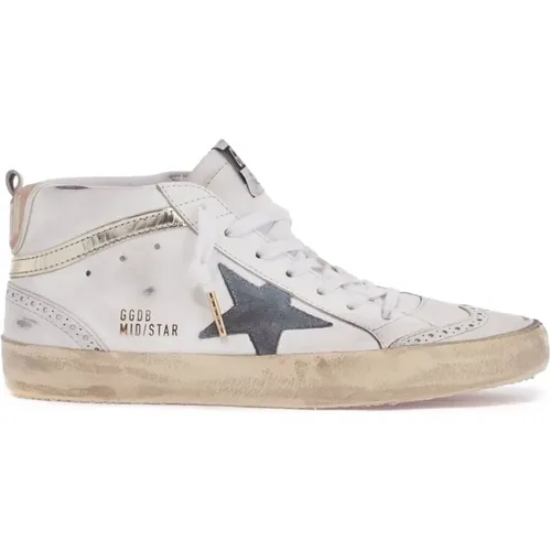 Vintage Skate Sneakers mit Wildlederstern , Damen, Größe: 39 EU - Golden Goose - Modalova