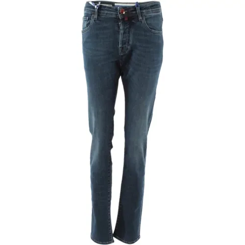 Slim Fit Blaue Jeans für Männer , Herren, Größe: W30 - Jacob Cohën - Modalova