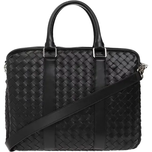 Clic Intrecciato Large briefcase - Bottega Veneta - Modalova