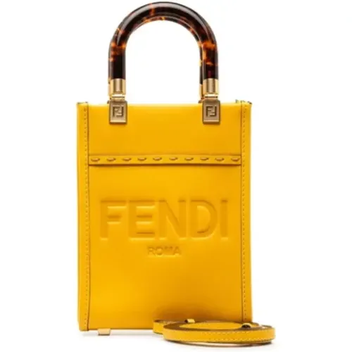 Pre-owned Leather handbags , female, Sizes: ONE SIZE - Fendi Vintage - Modalova