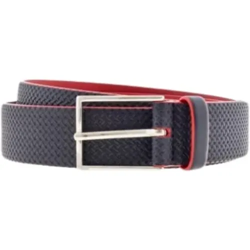 Braided Leather Belt , male, Sizes: 95 CM - Carolina Herrera - Modalova