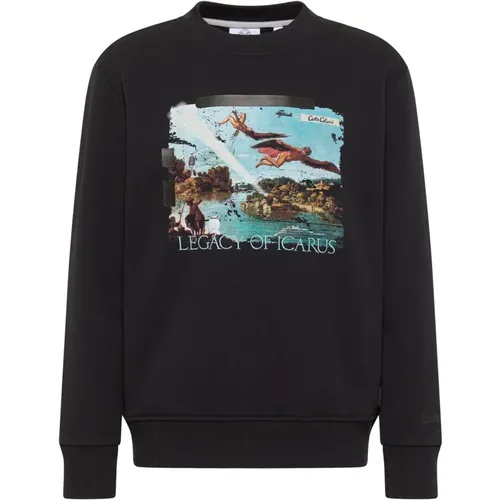 Ikarus Story Sweatshirt , Herren, Größe: M - carlo colucci - Modalova