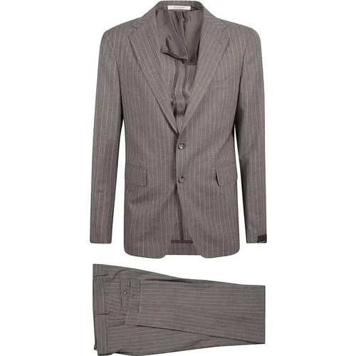 Men's Outerwear Grigio Silver Ss24 , male, Sizes: L - Tagliatore - Modalova