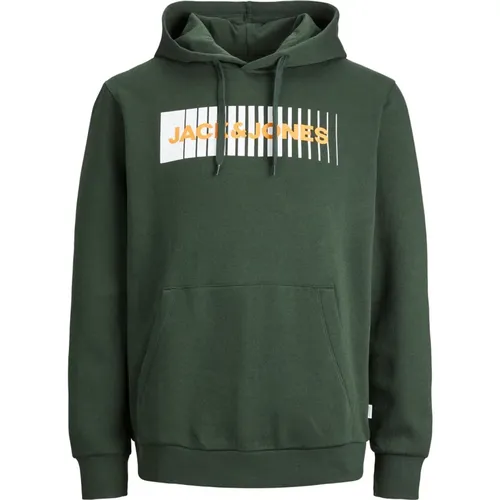 Jack Jones Hoodie Logo Kapuzensweatshirt , Herren, Größe: XS - jack & jones - Modalova