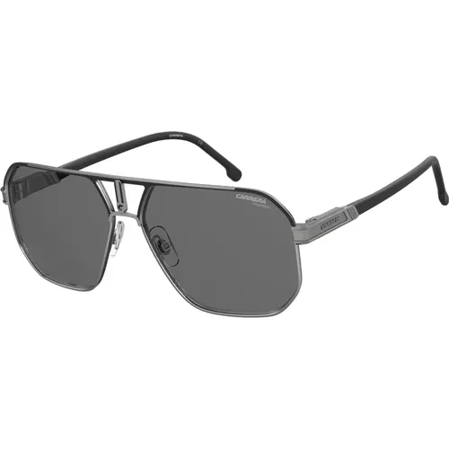 Matte Black Sunglasses with Grey Lenses,Sunglasses 1062/S - Carrera - Modalova