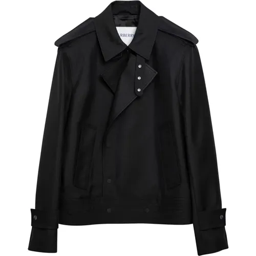 Double-Breasted Jacket , male, Sizes: M - Burberry - Modalova