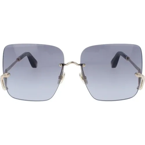 Gradient Lens Sunglasses Src061 , female, Sizes: 63 MM - Roberto Cavalli - Modalova