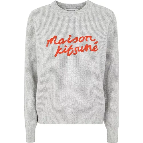 Komfort Jumper , Damen, Größe: L - Maison Kitsuné - Modalova