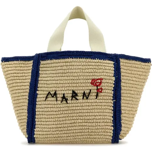 Raffia Shopping Bag Marni - Marni - Modalova