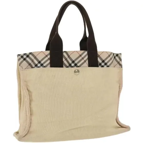 Pre-owned Canvas totes , female, Sizes: ONE SIZE - Burberry Vintage - Modalova