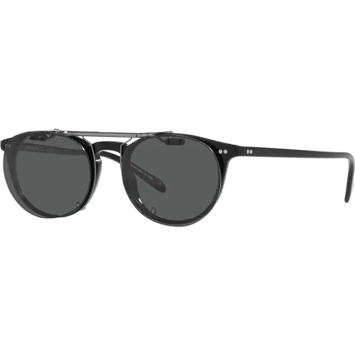 Riley-R OV 5004 Clip-On Sunglasses , unisex, Sizes: 45 MM, 49 MM, 47 MM - Oliver Peoples - Modalova