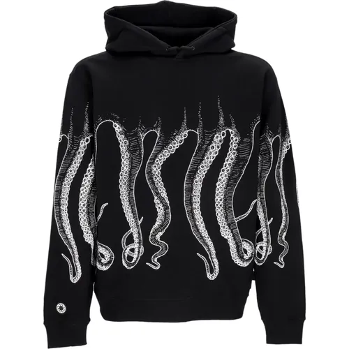 Outline Hoodie White/ Streetwear - Octopus - Modalova