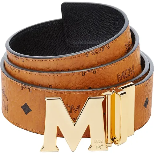 Claus M Wendegürtel 4,5 cm in Visetos , unisex, Größe: ONE Size - MCM - Modalova