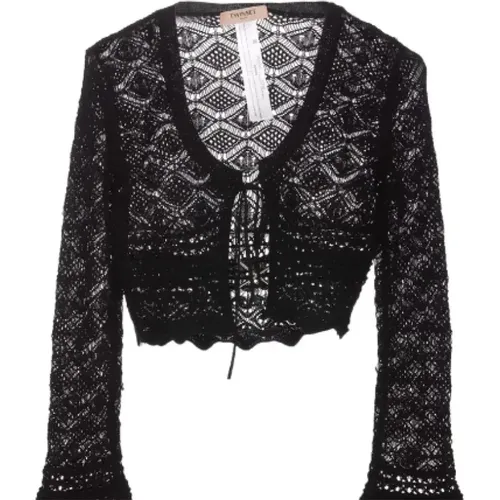 Schwarzes Pullover-Set , Damen, Größe: S - Twinset - Modalova
