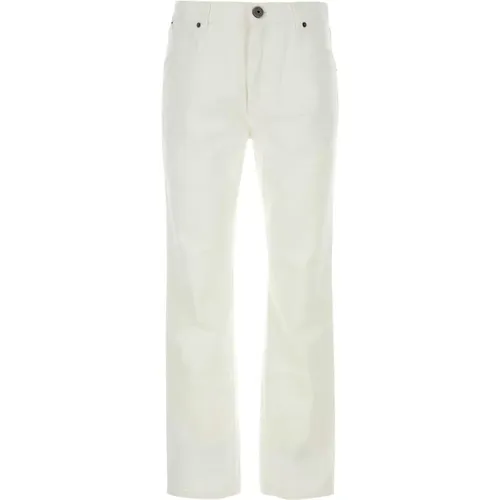 Weiße Denim-Jeans - Stilvoll und trendy , Herren, Größe: W31 - Balmain - Modalova