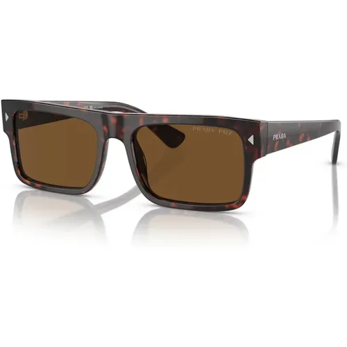 Polarized Sunglasses , male, Sizes: 57 MM - Prada - Modalova
