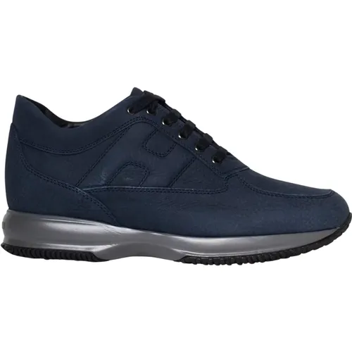 Men's Shoes Sneakers Blu Noos , male, Sizes: 7 UK, 7 1/2 UK, 9 UK, 5 UK, 5 1/2 UK, 8 UK, 6 1/2 UK, 8 1/2 UK - Hogan - Modalova