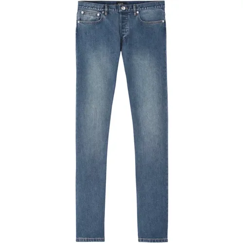 Japanese Denim Slim-fit Jeans , male, Sizes: W33, W29, W32 - A.p.c. - Modalova