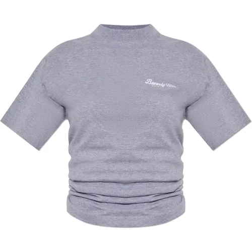 T-Shirt mit einer dekorativen Knotenbindung am Rücken - Balenciaga - Modalova