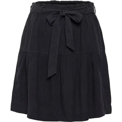 Feminine Skirt with Elastic Waistband and Tie , female, Sizes: 2XL, XL - Part Two - Modalova