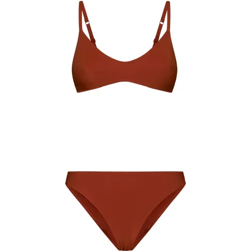 V-Neck Bikini Set Sea Clothing , female, Sizes: L, M, S - Lido - Modalova