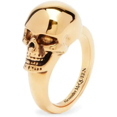 Skull Motif Knuckle Ring , female, Sizes: 50 MM - alexander mcqueen - Modalova