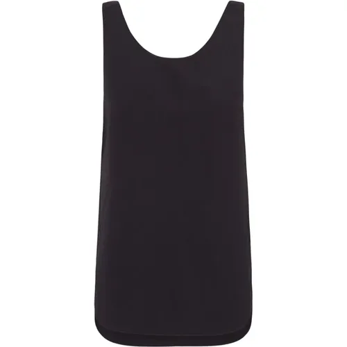 Leinen Seide Dreieck Detail Tank Top , Damen, Größe: L - Cortana - Modalova