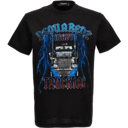 T-Shirts , Herren, Größe: S - Dsquared2 - Modalova