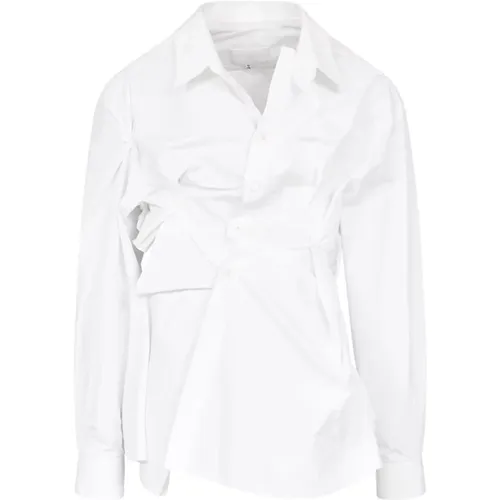 Weißes Hemd Klassischer Stil - Maison Margiela - Modalova