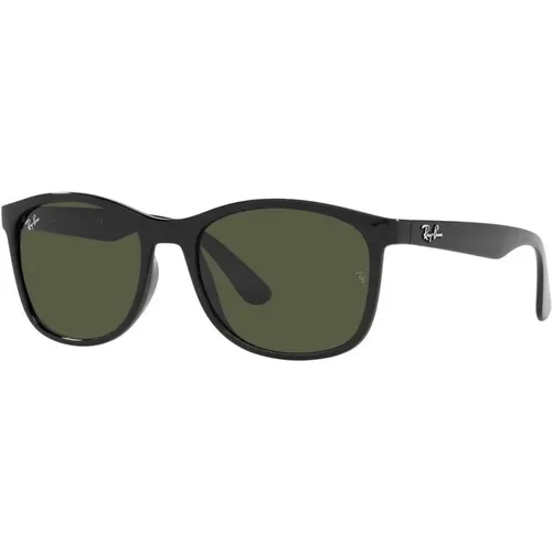 Classic Sunglasses in with Green Lenses , unisex, Sizes: 56 MM - Ray-Ban - Modalova