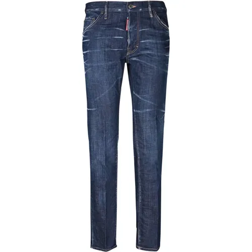 Klassische Straight Fit Jeans , Herren, Größe: L - Dsquared2 - Modalova