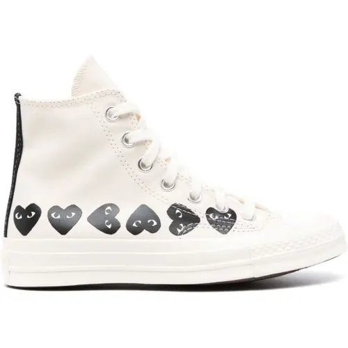 High-Top Chuck Taylor Sneakers , female, Sizes: 3 UK, 5 1/2 UK - Comme des Garçons - Modalova