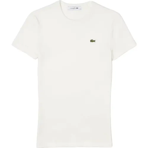 Lässiges Baumwoll-T-Shirt für Frauen - Lacoste - Modalova