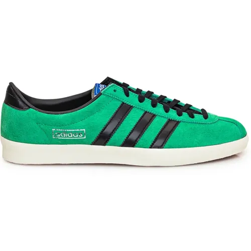 Grüne Wildleder Low Top Sneakers , Herren, Größe: 42 1/2 EU - adidas Originals - Modalova