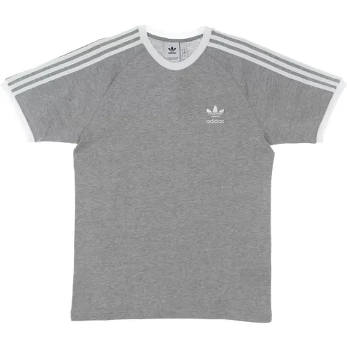 Gestreiftes T-Shirt Kurzarm Rundhals , Damen, Größe: XL - Adidas - Modalova