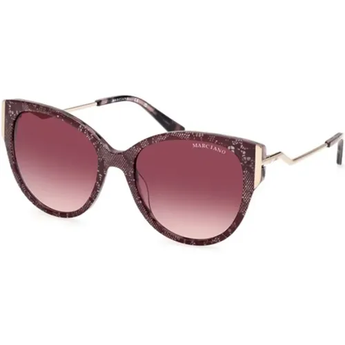 Gradient Bordeaux Sunglasses , female, Sizes: 56 MM - Marciano - Modalova