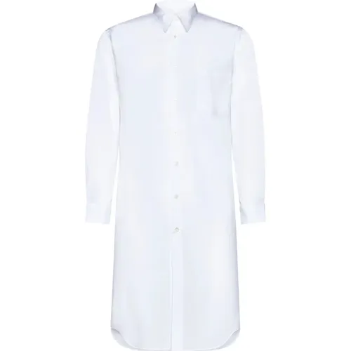 Cotton Shirt Straight-Point Collar , male, Sizes: S - Comme des Garçons - Modalova