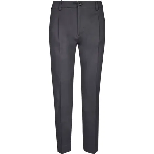 Mens Clothing Trousers Grey Aw23 , male, Sizes: W33, W34 - Dell'oglio - Modalova