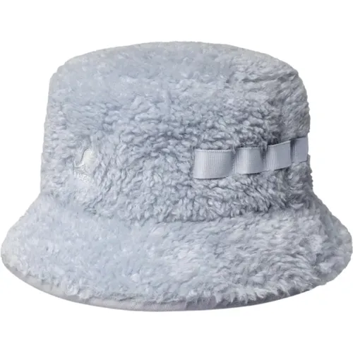 Blauer Shearling Utility Bucket Hut , unisex, Größe: L - Kangol - Modalova