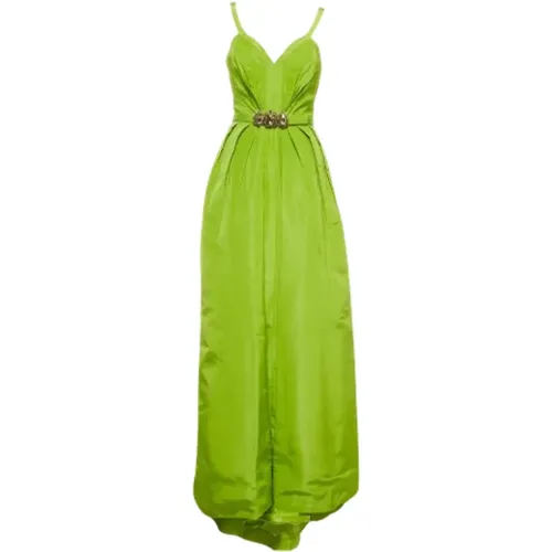Pre-owned Silk dresses , female, Sizes: S - Oscar De La Renta Pre-owned - Modalova