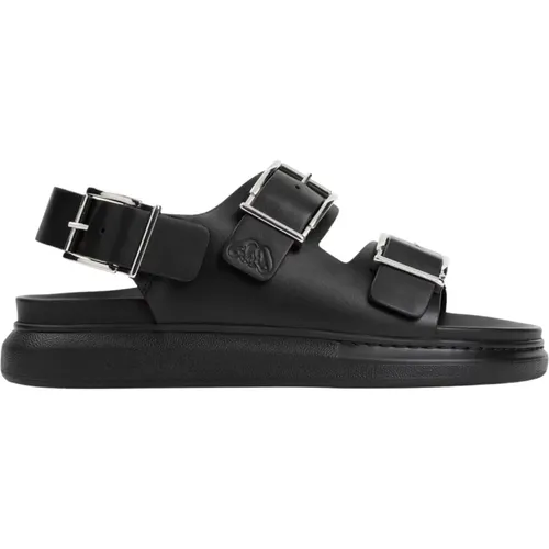 Hybrid Double Buckle Sandals , male, Sizes: 8 UK, 8 1/2 UK, 10 UK, 6 UK, 11 UK, 7 UK, 9 UK - alexander mcqueen - Modalova