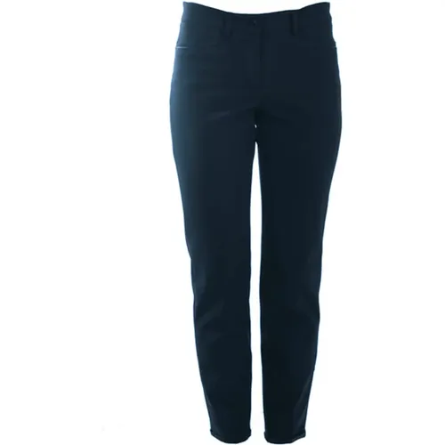 Navy Business Chinos Pants , female, Sizes: 2XS, XL, S, L, 3XL, M, XS, 2XL - CAMBIO - Modalova