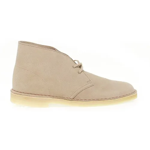 Suede Leather Low Boot for Men , male, Sizes: 9 1/2 UK, 6 1/2 UK, 10 UK, 7 UK, 8 UK, 7 1/2 UK, 10 1/2 UK, 8 1/2 UK - Clarks - Modalova
