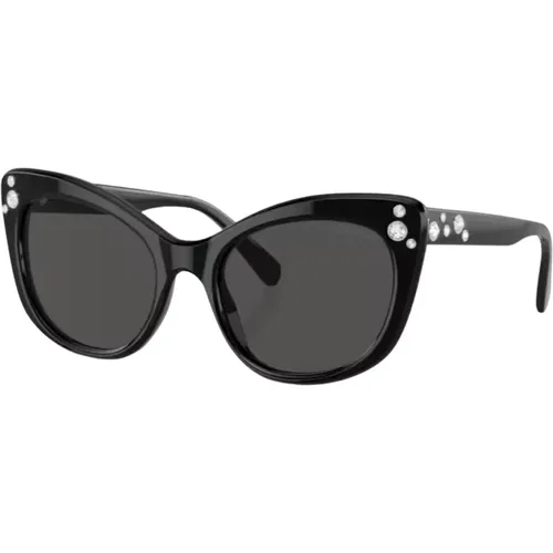 Dark Grey Sunglasses Sk6026 - Swarovski - Modalova