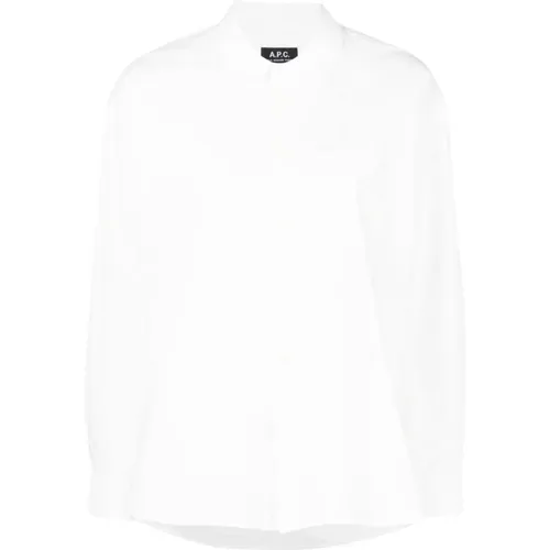 Logo Boyfriend Shirt , female, Sizes: M - A.p.c. - Modalova