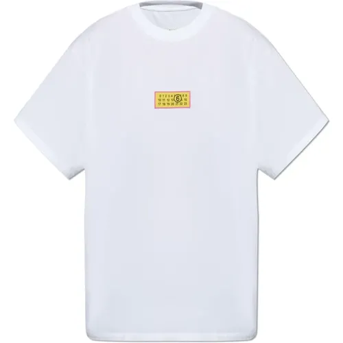 Logo T-shirt MM6 Maison Margiela - MM6 Maison Margiela - Modalova