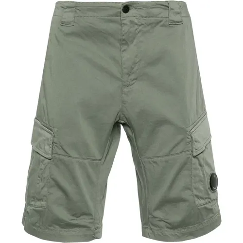 Cargo Shorts with Lens Detail , male, Sizes: M - C.P. Company - Modalova
