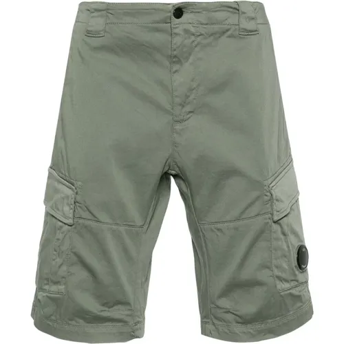 Cargo Shorts with Lens Detail , male, Sizes: XS, XL, S, M - C.P. Company - Modalova