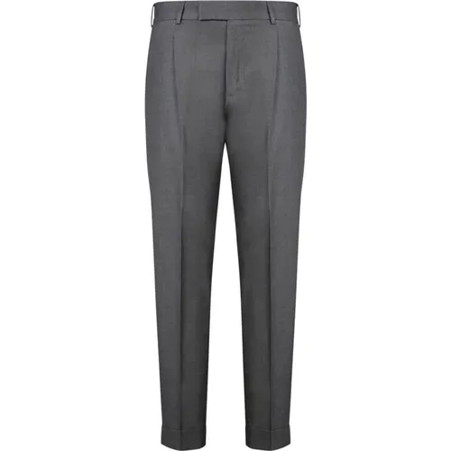 Moderne Graue Hose mit Verstellbarer Taille , Herren, Größe: XL - PT Torino - Modalova