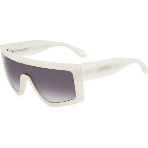 Pearled Sunglasses with Dark Grey Lenses , unisex, Sizes: ONE SIZE - Isabel marant - Modalova